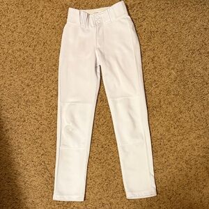 White Athletic Baseball Pants